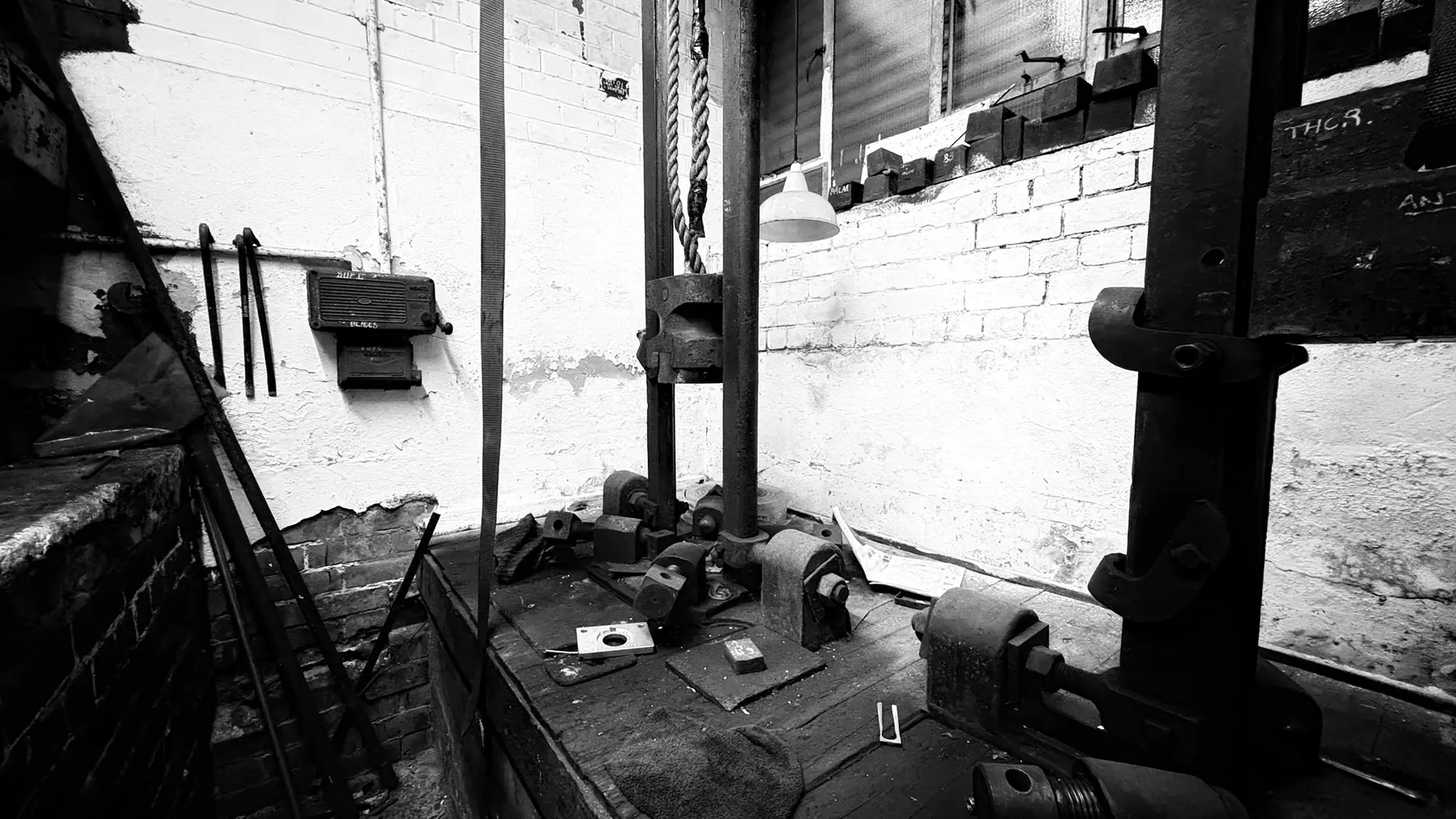 Historic cutlery presses at Beatson